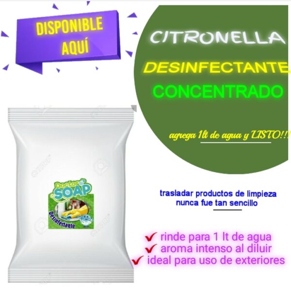 Sachet concentrados DESINFECTANTE