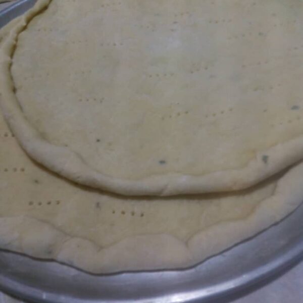 Base para pizzas precocida