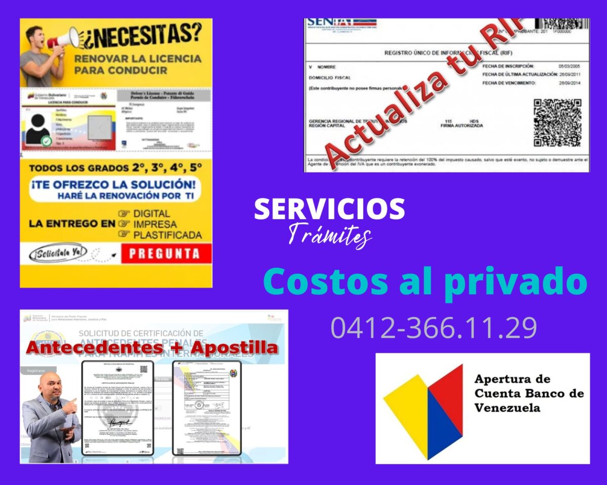Trabajamos con todos los trámites