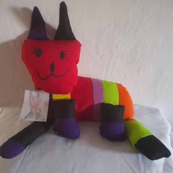 Muñeco inspirado en los dibujos de los niños