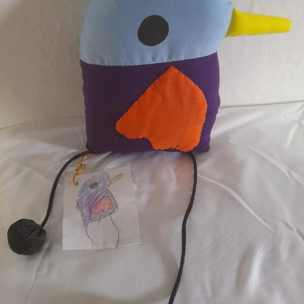 Muñeco inspirado en los dibujos de los niños