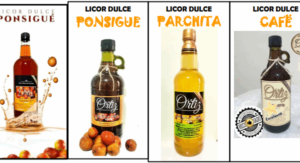 LicorES dulce de PONSIGUÉ, parchita y café