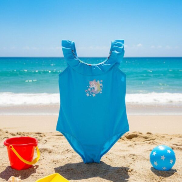 Traje de Baño Para Niña de Unicornio