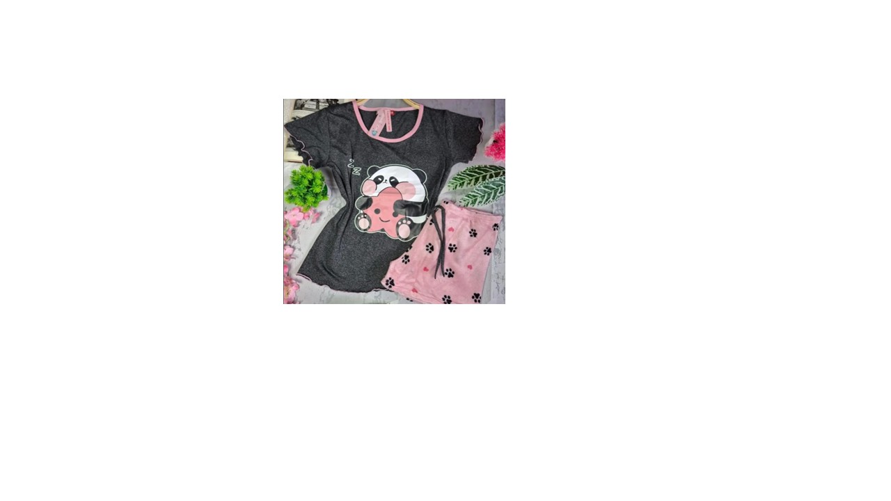 92327-Pijama Pijama de Dama 2 Piezas - Modelo Panda Confort - Imagen 1