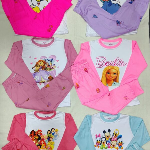 PIJAMAS LARGAS PARA NIÑAS